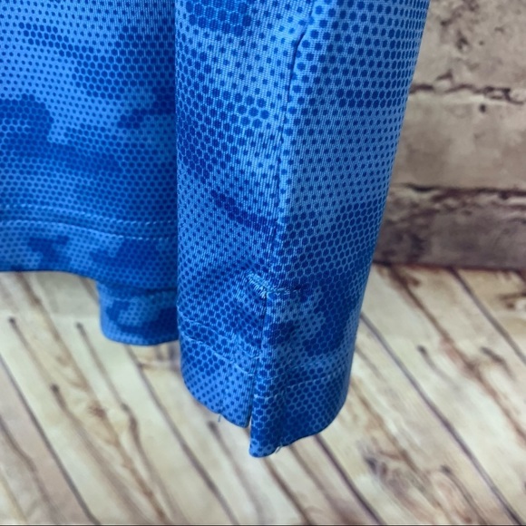 Garb Inc Boys PGA Jr League Maters Blue Camo Short Sleeve Polo - Picture 5 of 12